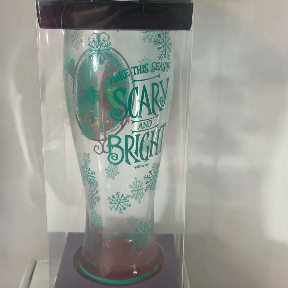 Disney Nightmare Before Christmas Santa‎ Jack Glass Goblet 26oz